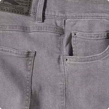 les jeans de couleur gris